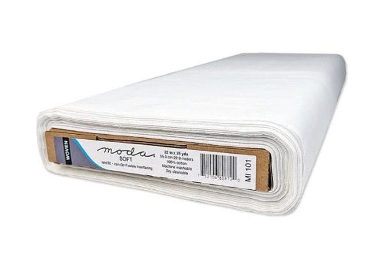 Moda Fabrics Fusible Soft Woven 22" Garment Interfacing by the Quarter Yard MI-101